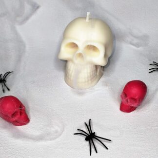 Bougie tête de mort Halloween