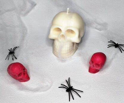 Bougie tête de mort Halloween